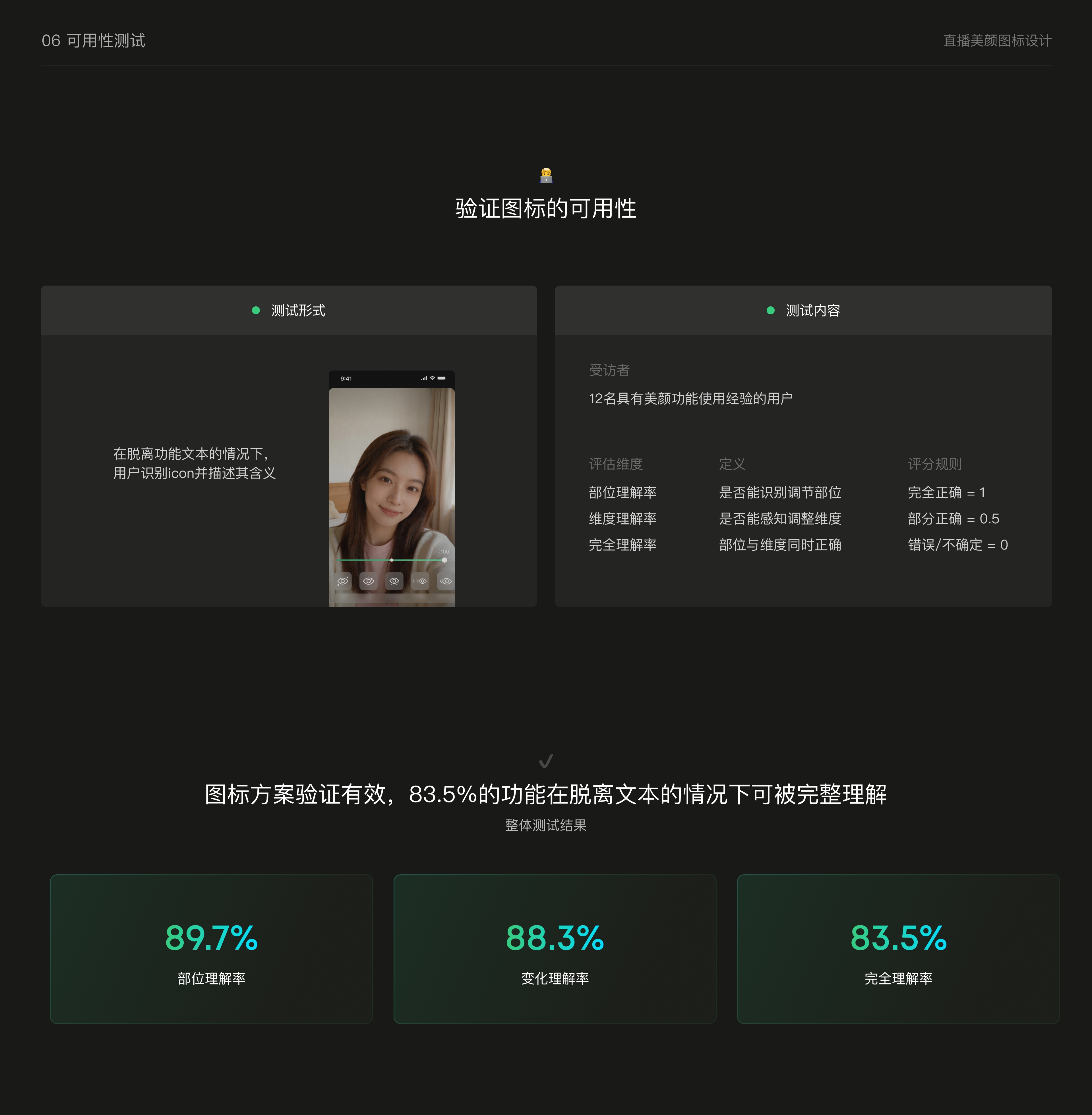 直播美颜图标设计