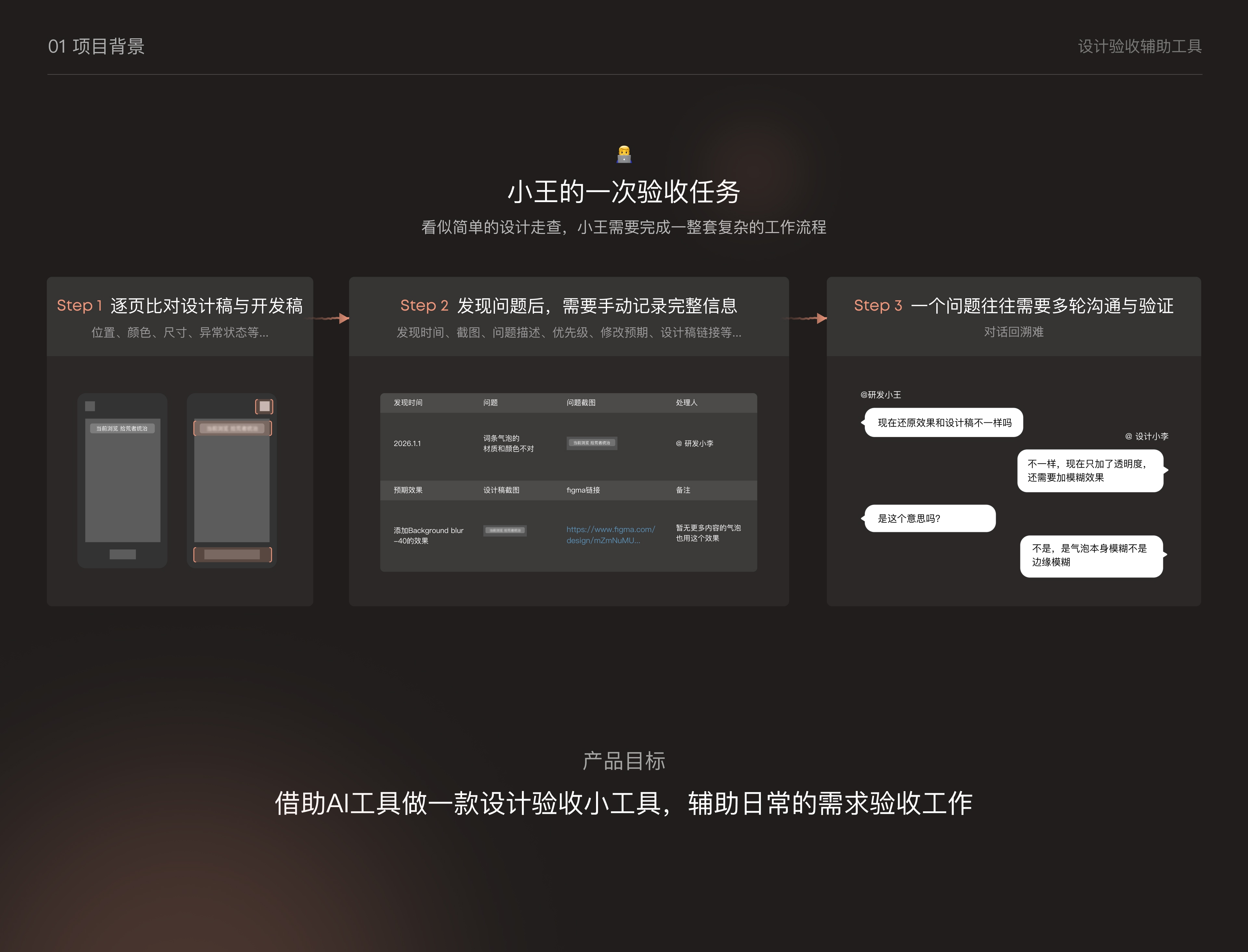 设计验收辅助工具